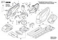 Bosch 3 600 H57 000 Advancedshear 18 Cordless Grass Shear 18 V / Eu Spare Parts